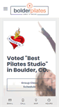 Mobile Screenshot of bolderpilates.com